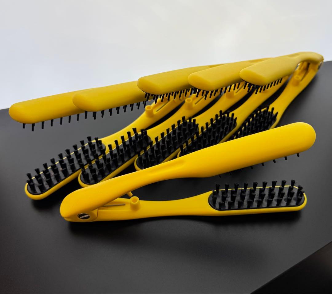 【新品特価 55%OFF6本セット】驚きの美髪！スリムストレート ツインブラシ