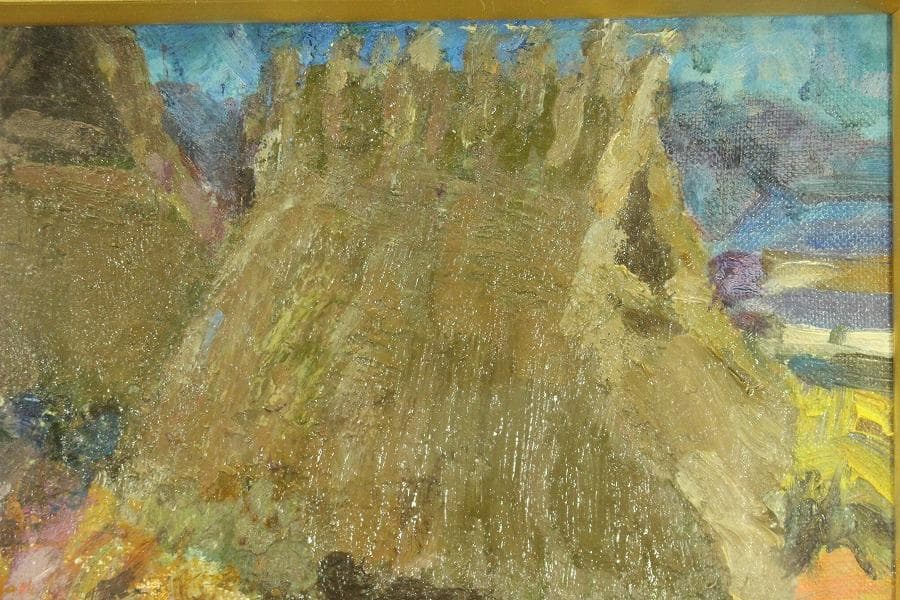 日展作家 早田嘉之 山村(ZE543)