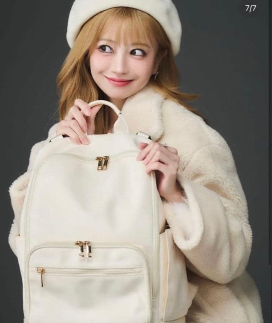 Emiria ホワイト Sリュック elegant backpack エミリアウィズ リュック S Elegant Backpack - メルカリ