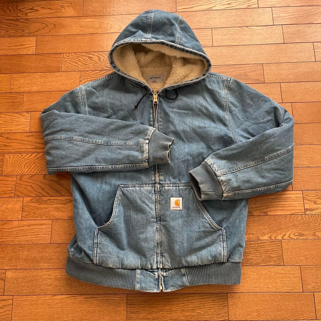 【希少】Carhartt カーハート　デニムボア アクティブジャケット　L A$AP Rocky 着用 サイズ L カーハート デニム アクティブジャケット