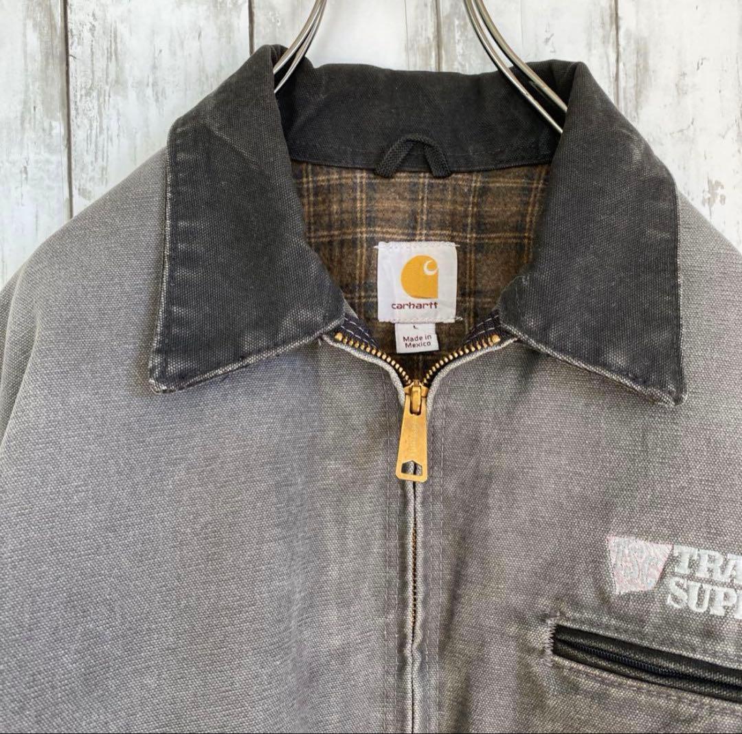 美品カーハート デトロイトジャケット グレーL supreme 野村訓市着用