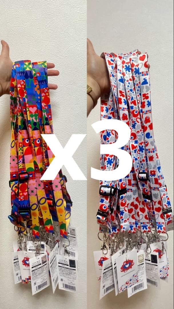 2025大阪・関西万博 ミャクミャク ネックストラップ 2種 3セット 2025 大阪関西万博 サンリオ ミャクミャク ネックストラップ