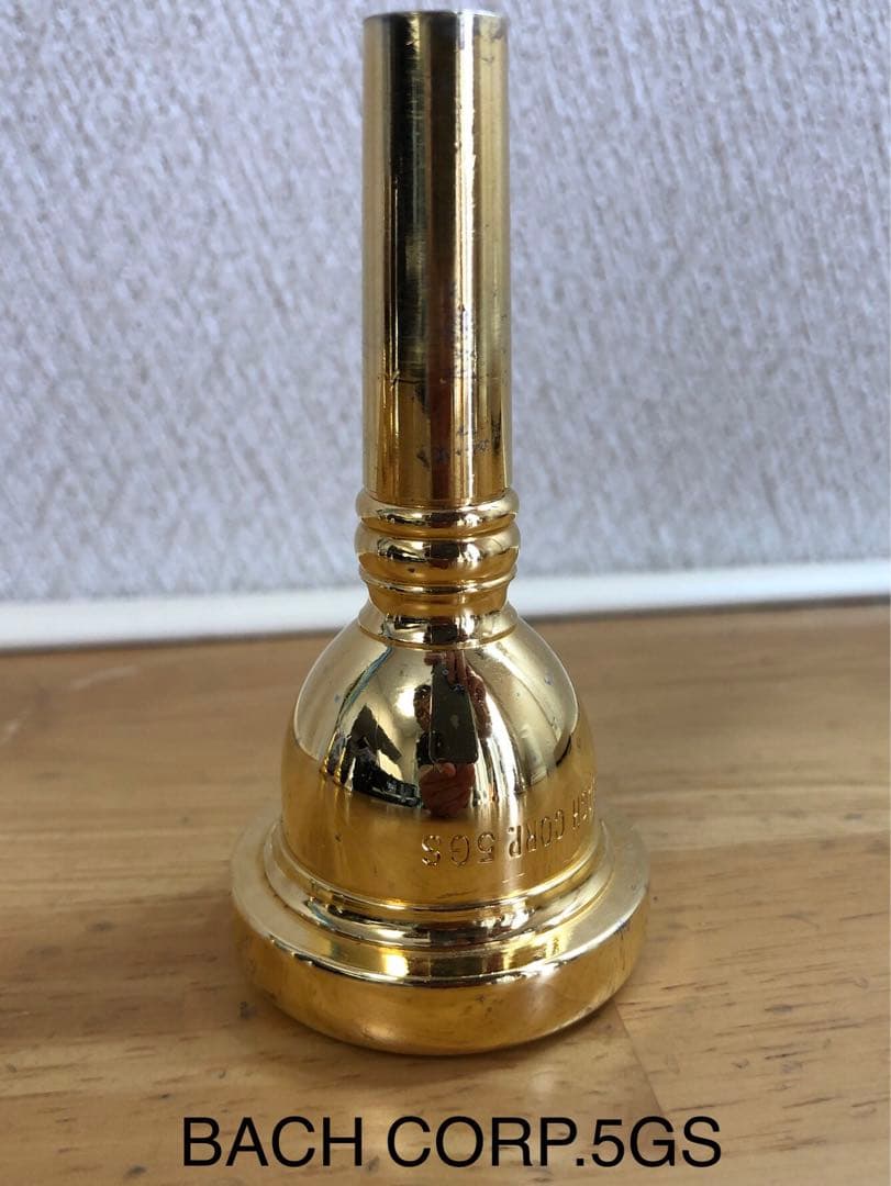 Bach Corp.トロンボーン マウスピース細管用　5GS GP