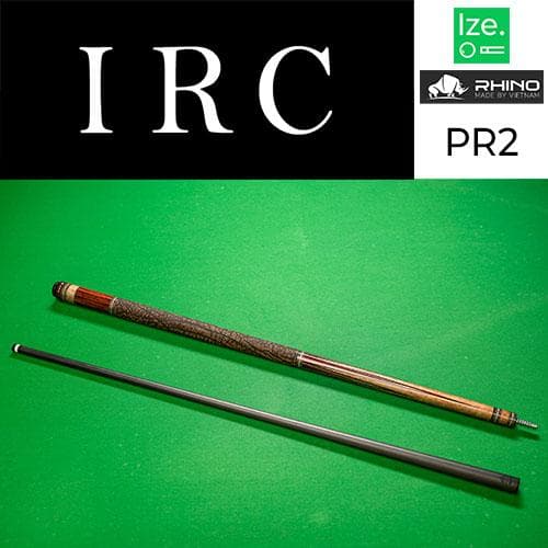 【IRC】 Ize.× RHINO ビリヤード キュー 子持ち六剣プリント 象革