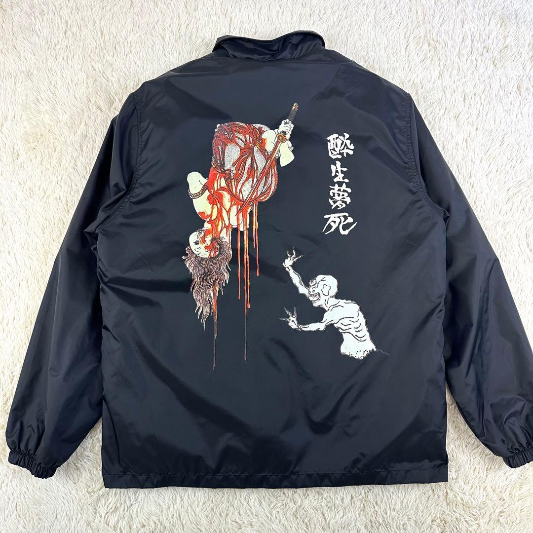 超美品】ワコマリア コーチジャケット ボア 酔生夢死 天国東京 M