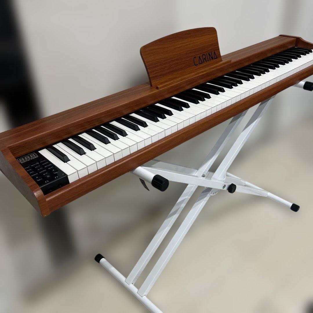 【美品】電子ピアノ 88鍵盤 スタンドセット 木製 CARINA 楽天市場】【5カラー】ピアノ 電子ピアノスタンド ダブルスタンド