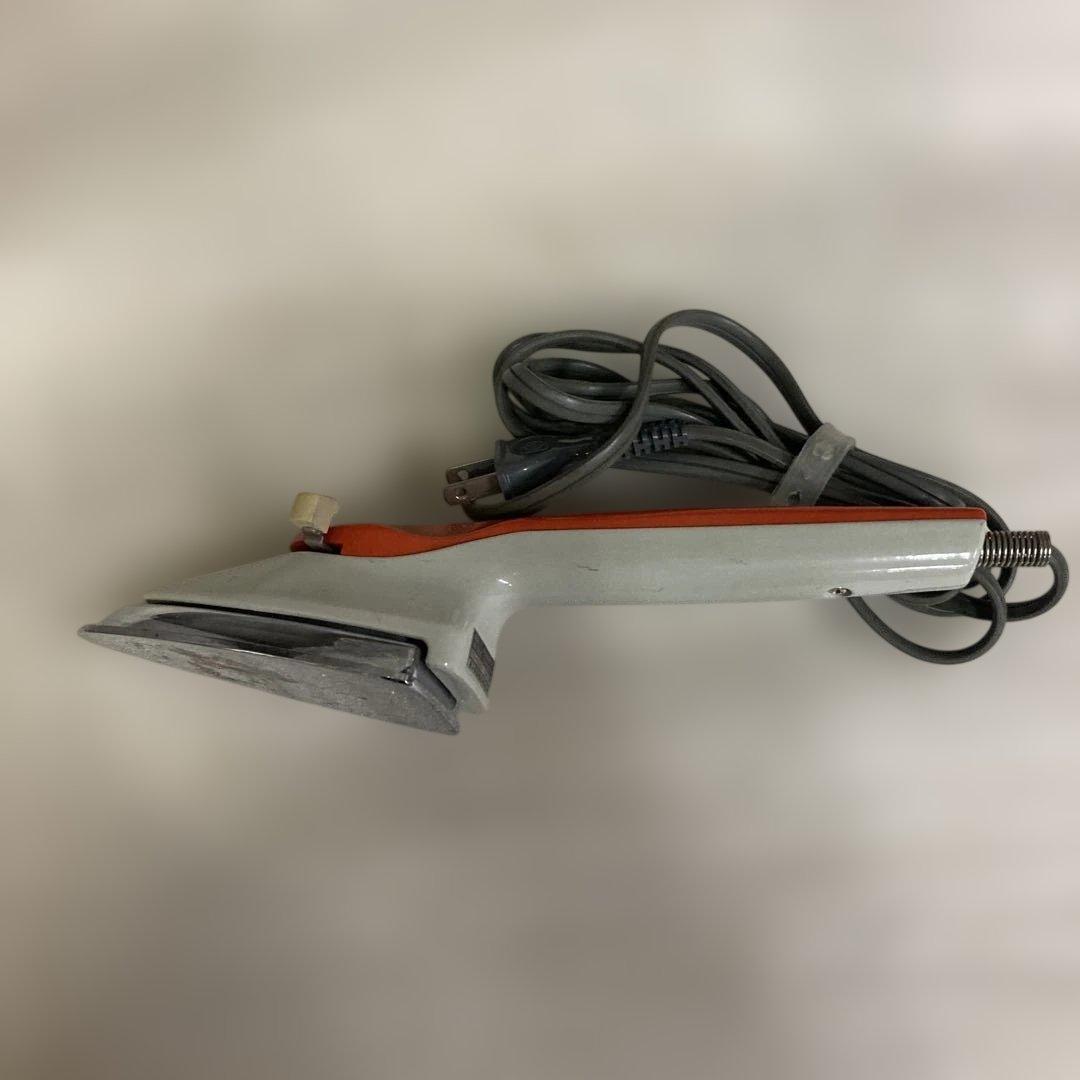 昭和レトロ ナショナル 裁縫コテ NI-200 松下電器 アイロン レッド