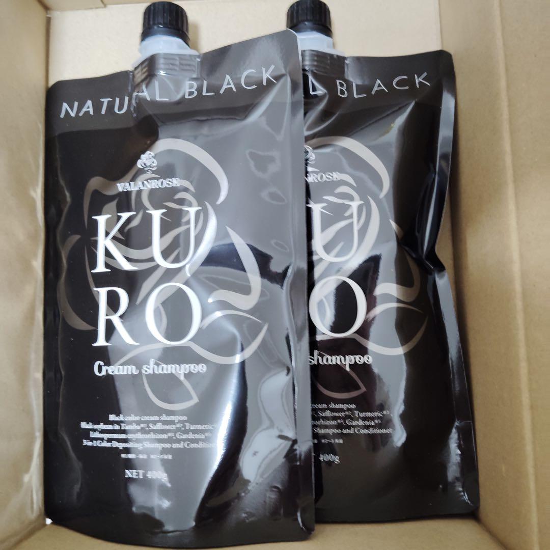 シャンプー mu4645 VALANROSE KURO Cream shampoo 400g