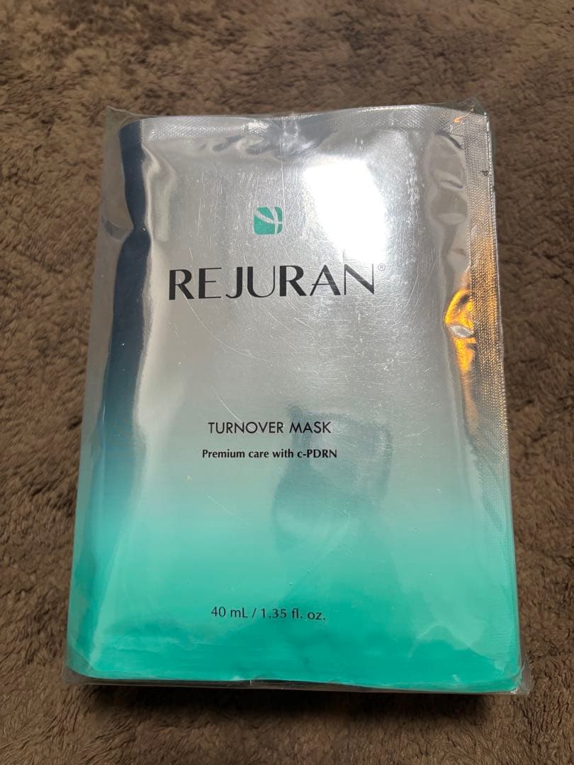 REJURAN TURNOVER MASK 40ml 20枚(バラ売り可能) Máscara De Lençol Rejuran Turnover Mask C-pdrn Skin Repair 40 Ml X