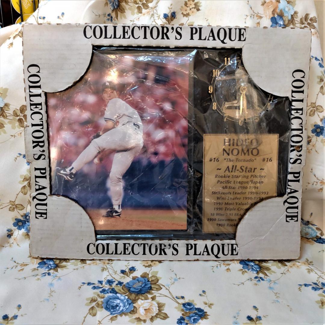 『野茂英雄 COLLECTOR'S PLAQUE』 野茂英雄 COLLECTOR'S PLAQUE』 野茂英雄 COLLECTOR'S PLAQUE