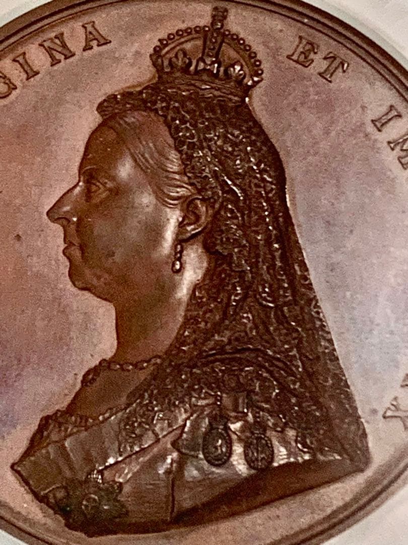 特典 値下げ❗️ビクトリア女王 ゴールデンジュビリー 特大メダル 1887