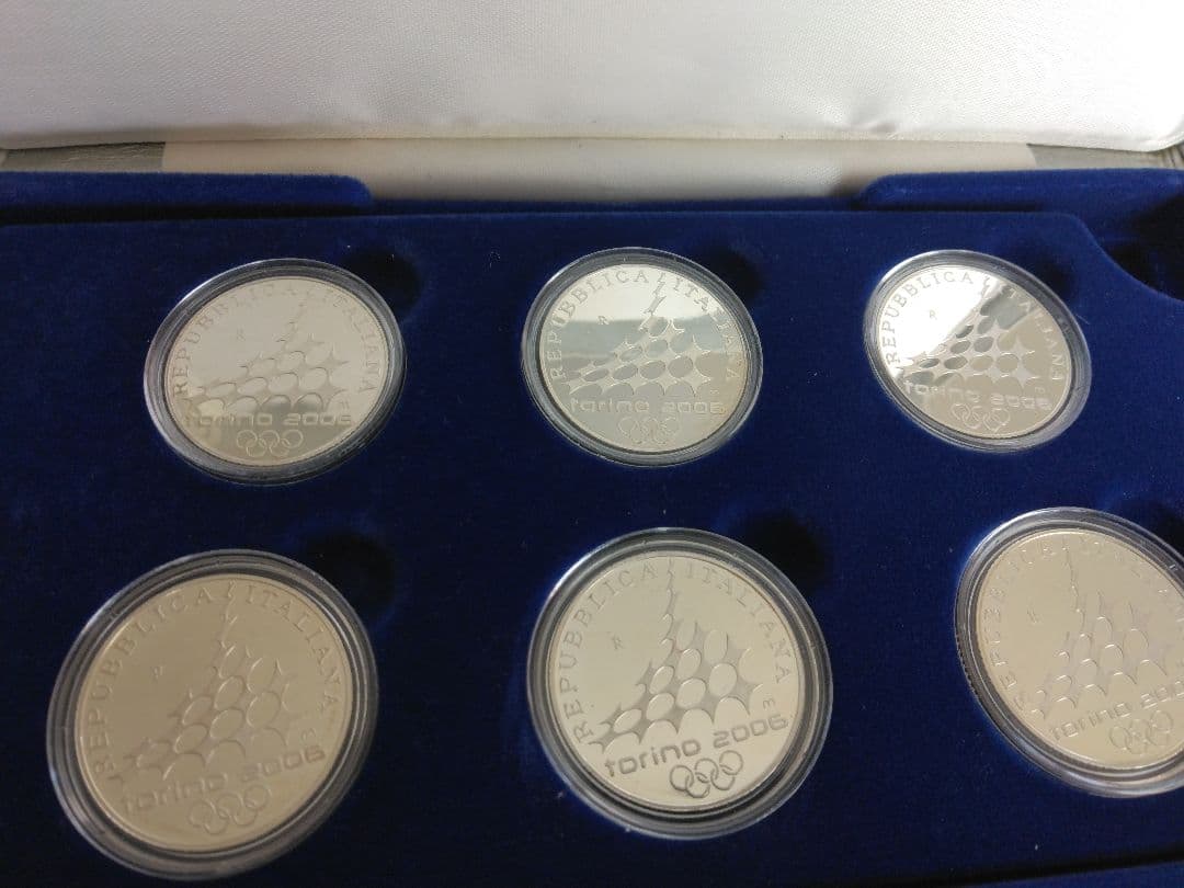 トリノオリンピック2006公式コインセット 銀貨 SV925 合計120g - メルカリ