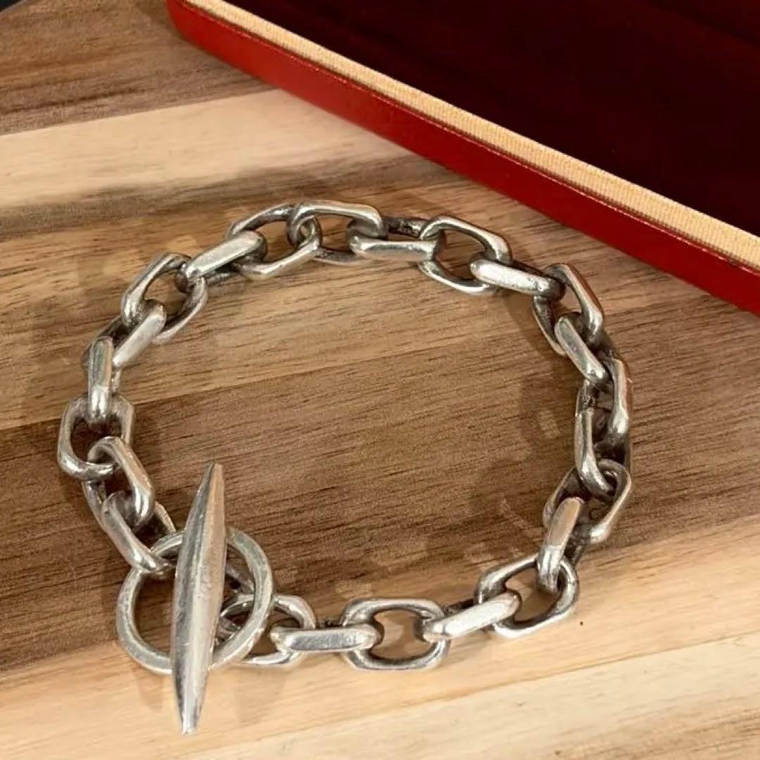 60〜70s デンマーク vintage アンカーチェーンブレスレット 925 - メルカリ