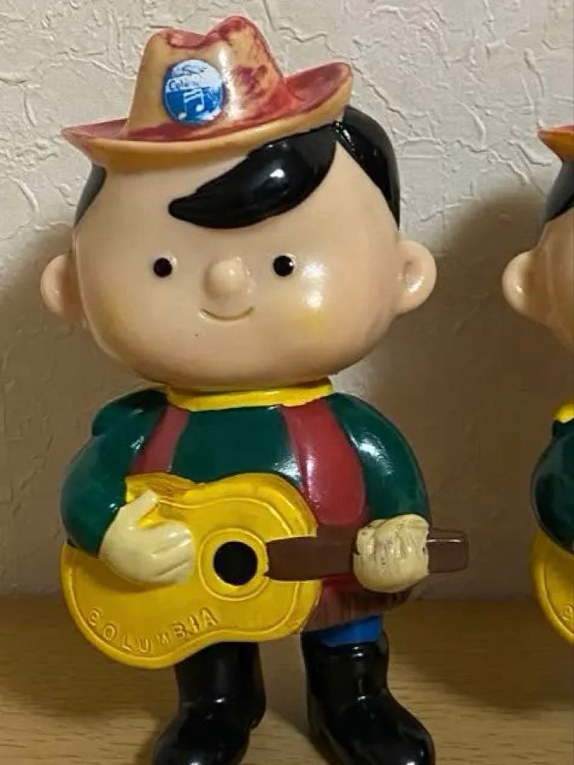 コロちゃん ソフビ コロムビアレコード 2体セット 昭和レトロ 企業モノ