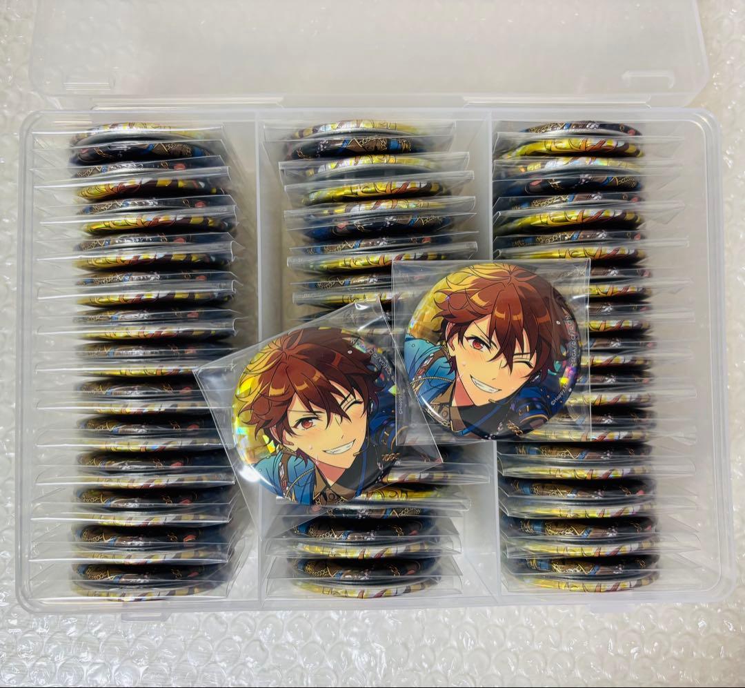 あんスタ　缶バッジ　ホログラム缶バッジ　守沢千秋　千秋　プロセカコラボ　80個