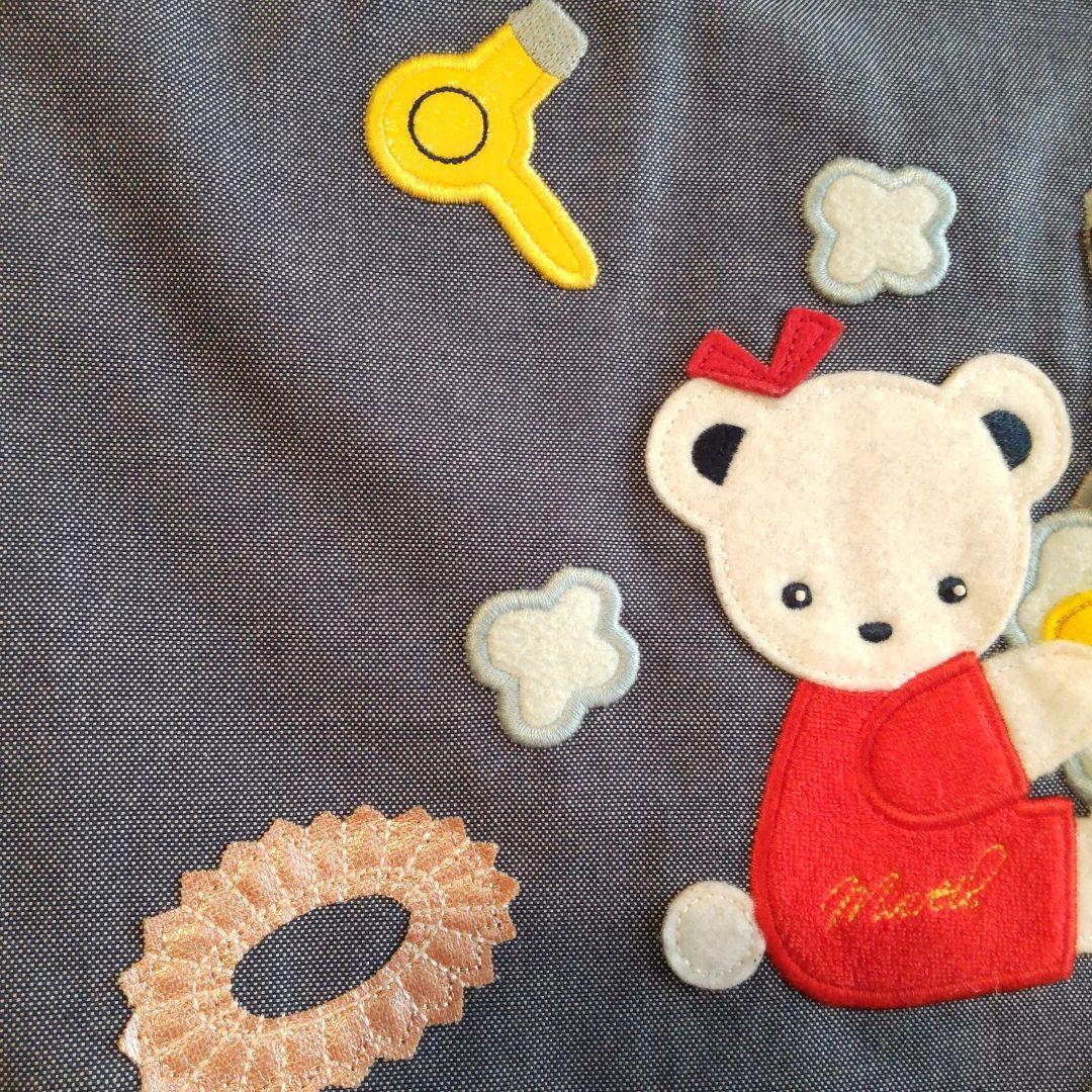 ファミリア×ミュベール コラボ限定品 デニム トートバッグ あらいぐま