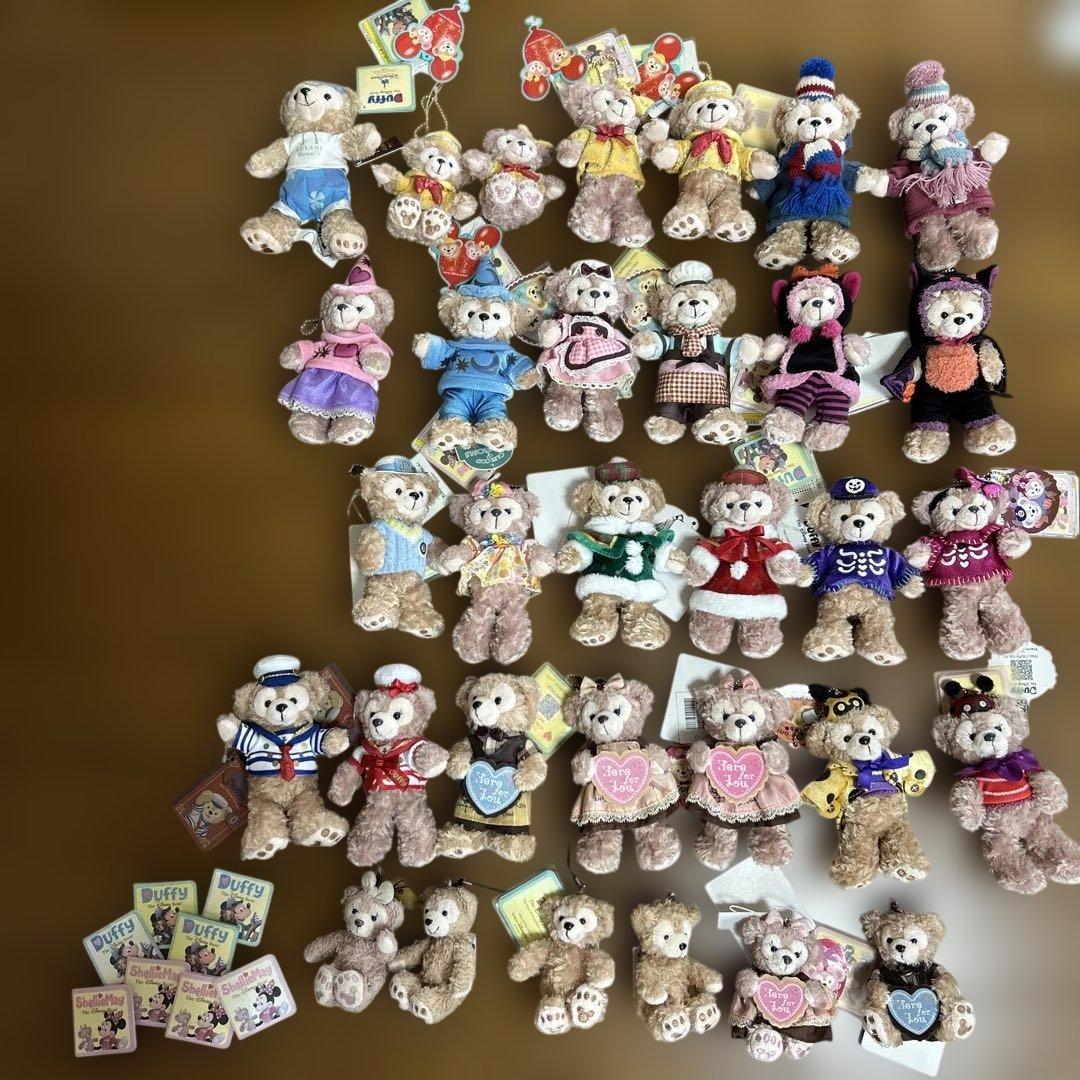 ダッフィー ぬいぐるみ 32体セット　お値下げ交渉可♡ 落ち葉を抱えた7人！東京ディズニーシー“ダッフィー＆フレンズの