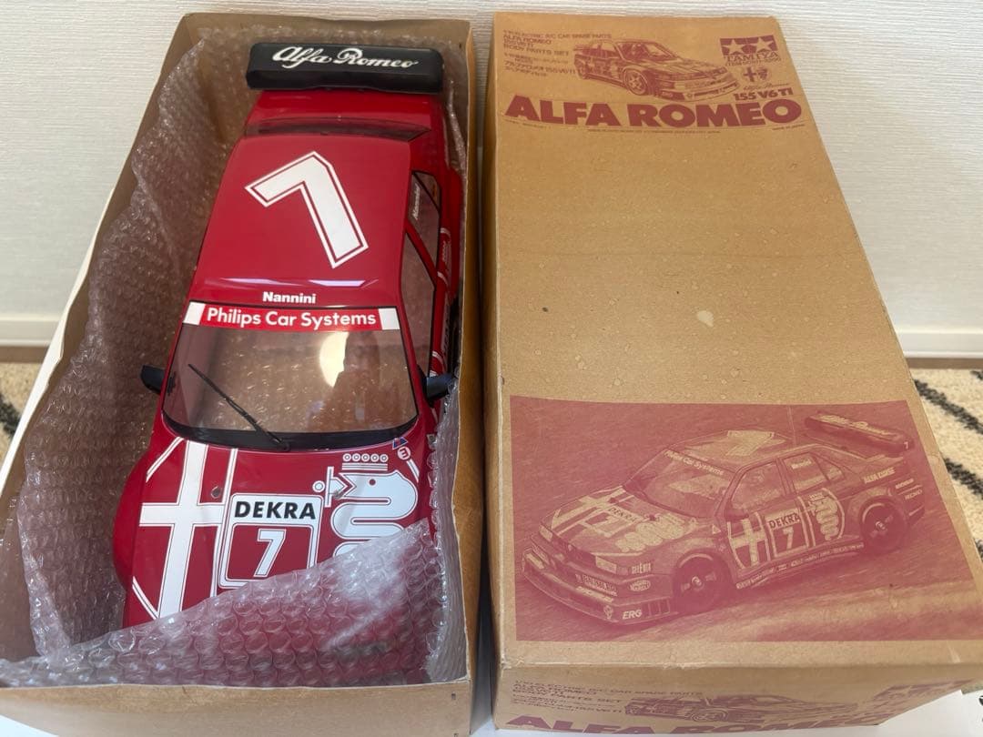 タミヤ アルファロメオ155 スペアボディ タミヤ 1/24 スポーツカーシリーズ アルファロメオ 155 V6 TI