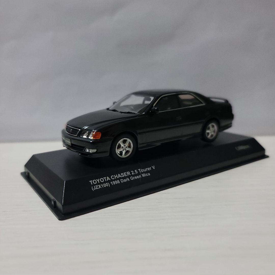 京商製トヨタチェイサー2.5Tourer V(JZX100)ダークグリーンマイカ