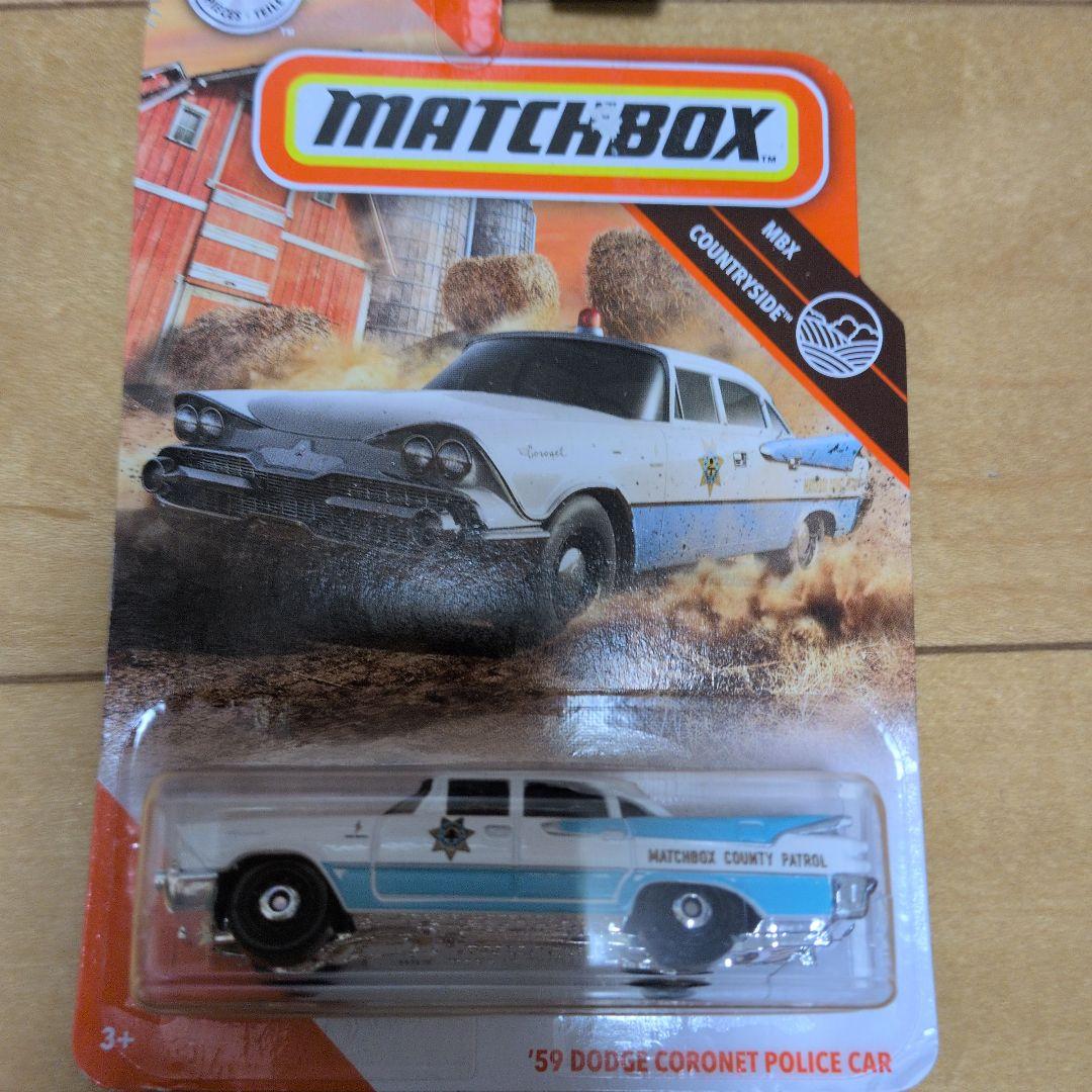 ミニカー MATCHBOX '59 DODGE CORONET POLICE CAR
