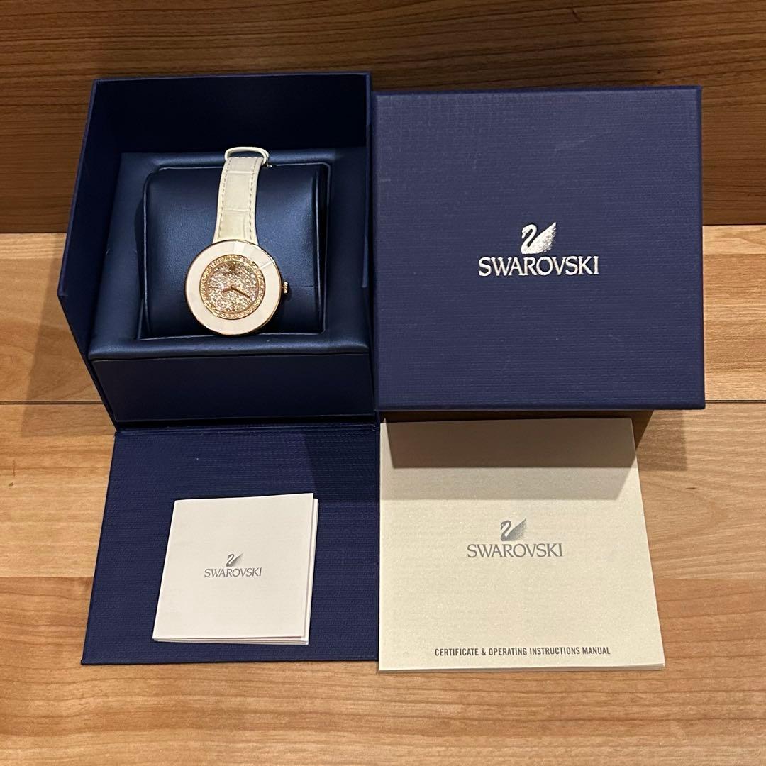 美品】スワロフスキー Swarovski 腕時計 ウォッチ 5095383 - メルカリ
