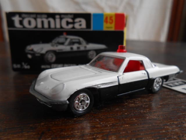 TOMY トミカ Tomica マツダ コスモスポーツ パトカー ミニカーショップ ケンボックス トミカ 黒箱☆45☆マツダコスモ