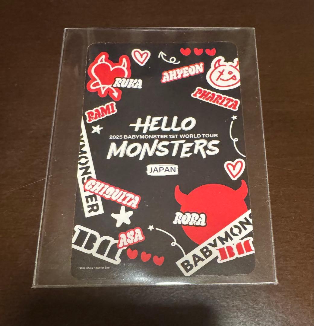 BABYMONSTER アヒョン ライブ ブルーレイ TYPE D 封入 トレカ - メルカリ