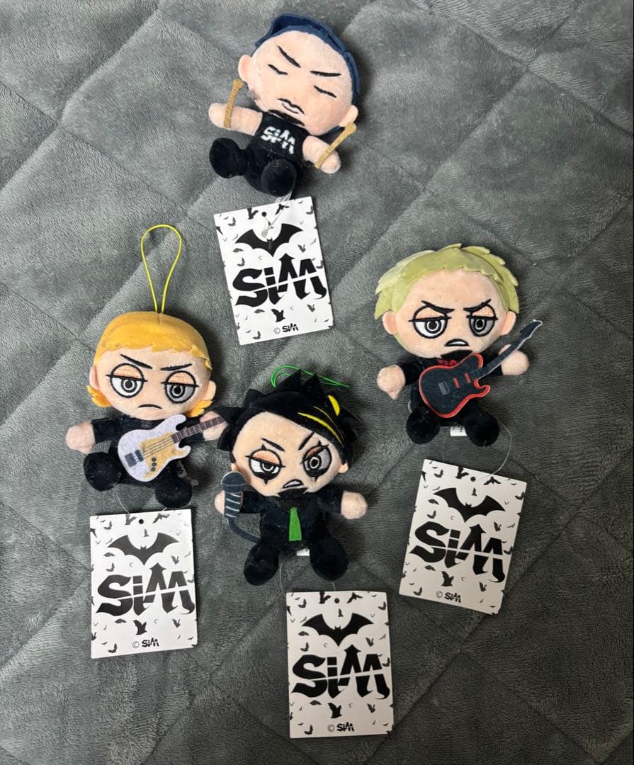 SiM ぬいぐるみマスコット 4種セット ラウンドワン ROUND-1 - メルカリ