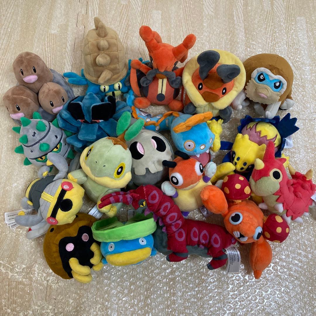 ポケモンfit ぬいぐるみ　まとめ売り　18体 ポケモンfit他 ぬいぐるみ18体セットまとめ売り - メルカリ