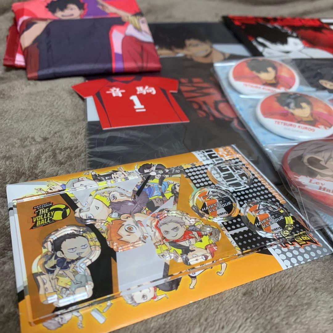 ハイキュー 黒尾鉄朗 Vリーグ 🏊 アクリルminiフィギュア じろり 缶バッジ