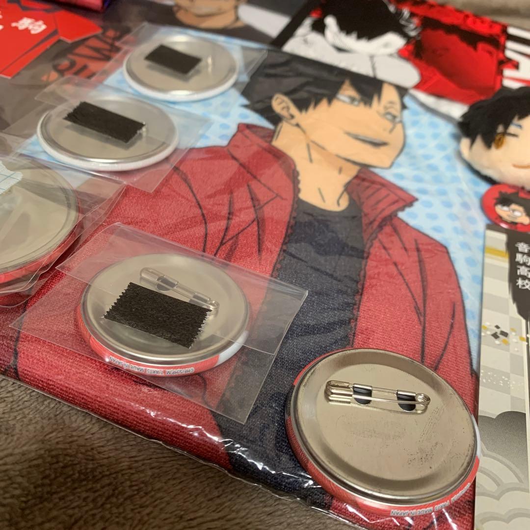 ハイキュー 黒尾鉄朗 Vリーグ 🏊 アクリルminiフィギュア じろり 缶バッジ