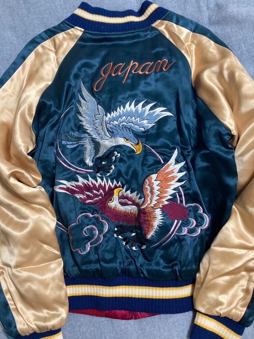 z*0様 90s paradise foundリバーシブルスカジャン silkシ