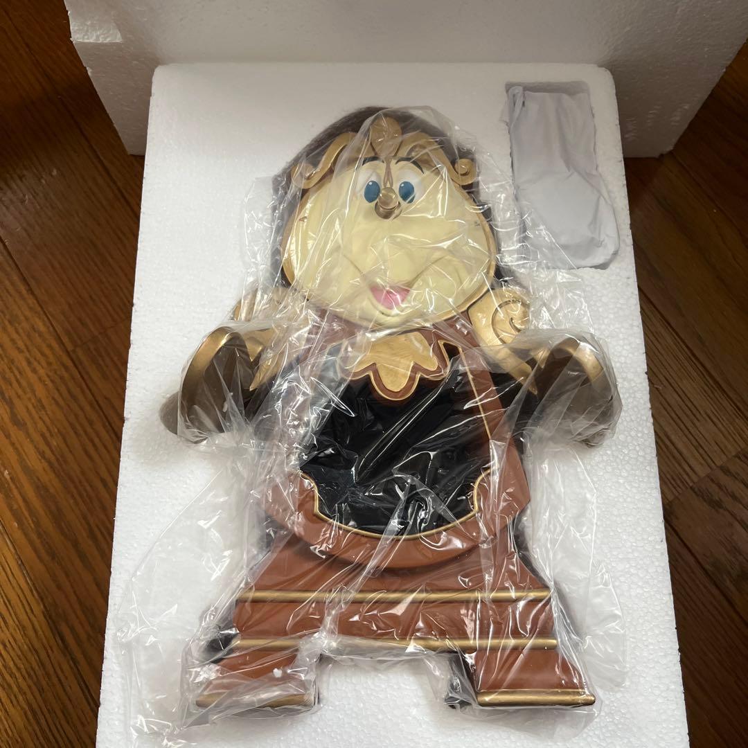 新品 ディズニー 美女と野獣 コグスワース ルミエール 置物 Disney