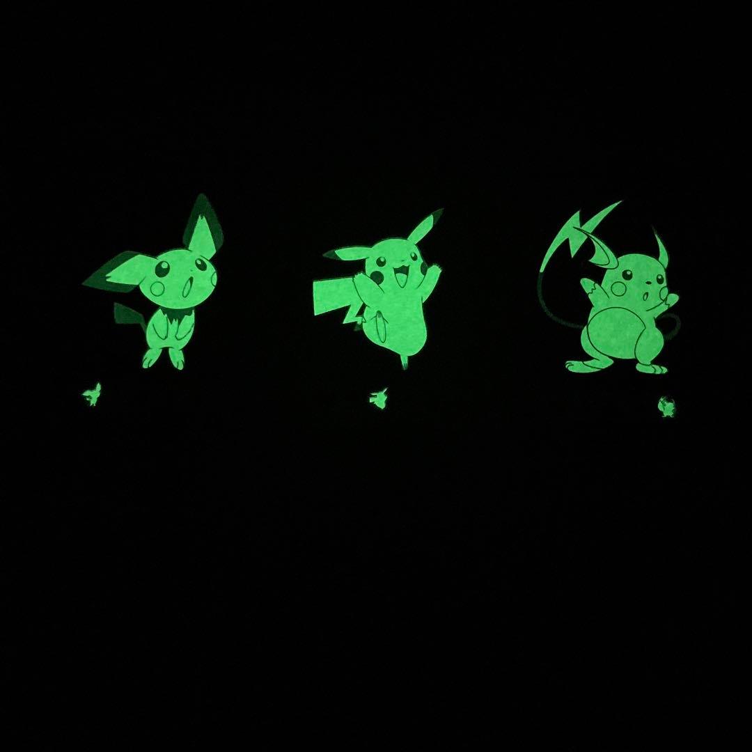 ポケットモンスター 蓄光カード ピチュー、ピカチュウ、ライチュウ