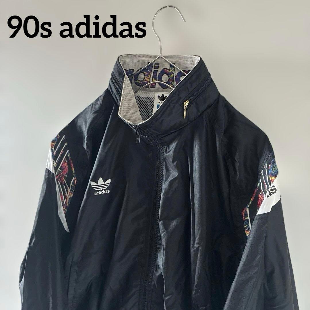 90sOldadidasオールドアディダスナイロンジャケットジャンパーメンズ長袖