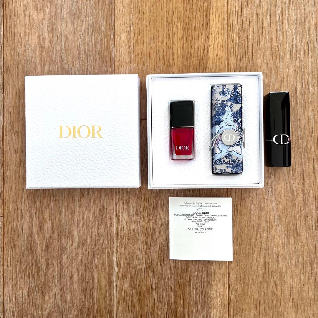 【新品】Dior 口紅Rouge VELVET マニキュア 999