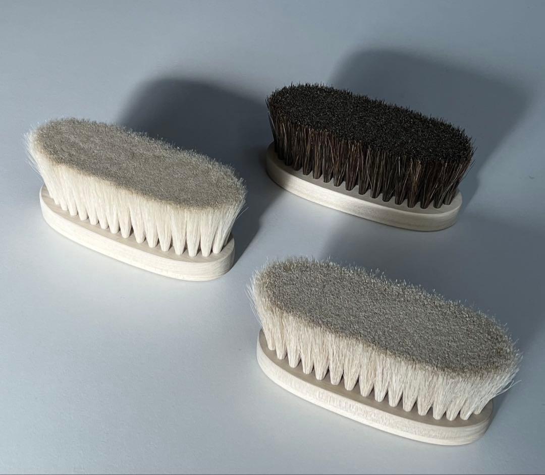 Brush 3点セット（山羊毛、花馬毛、白たてがみ）
