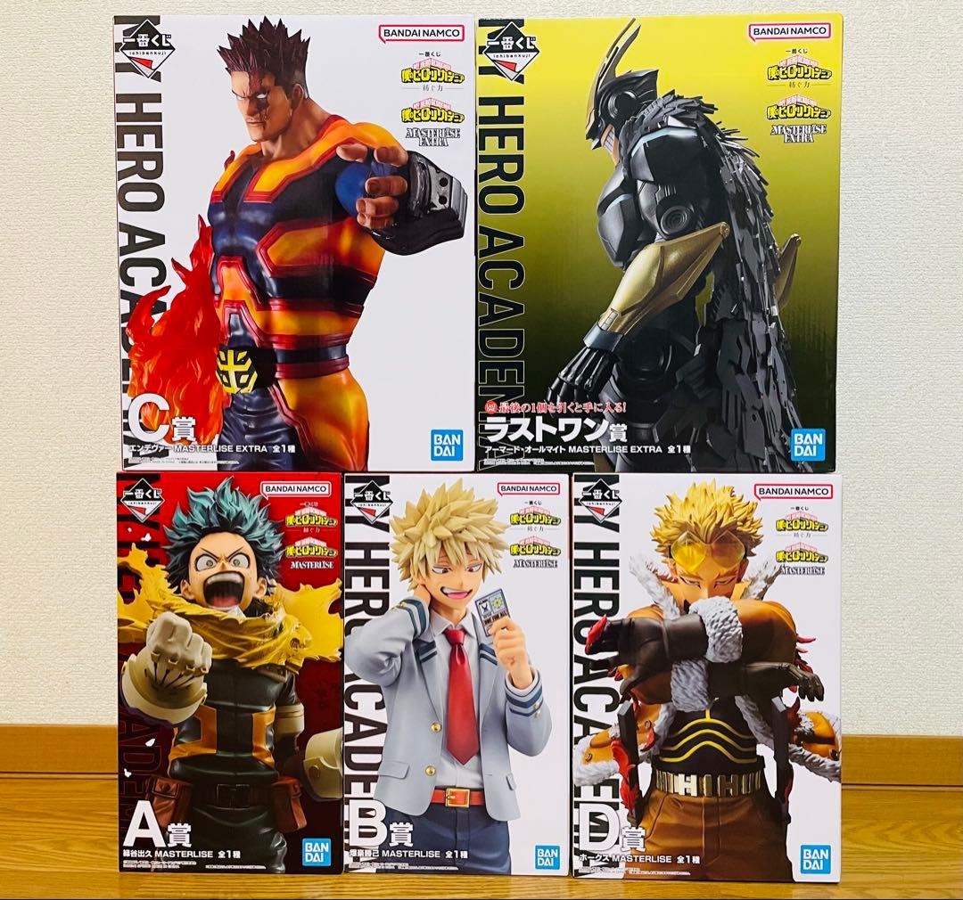 【新品未開封】　一番くじ　ヒロアカ　A賞〜ラストワン賞　フィギュア5点セット 一番くじ ヒロアカ」新作が発売決定！緑谷出久、トガヒミコ、轟焦凍
