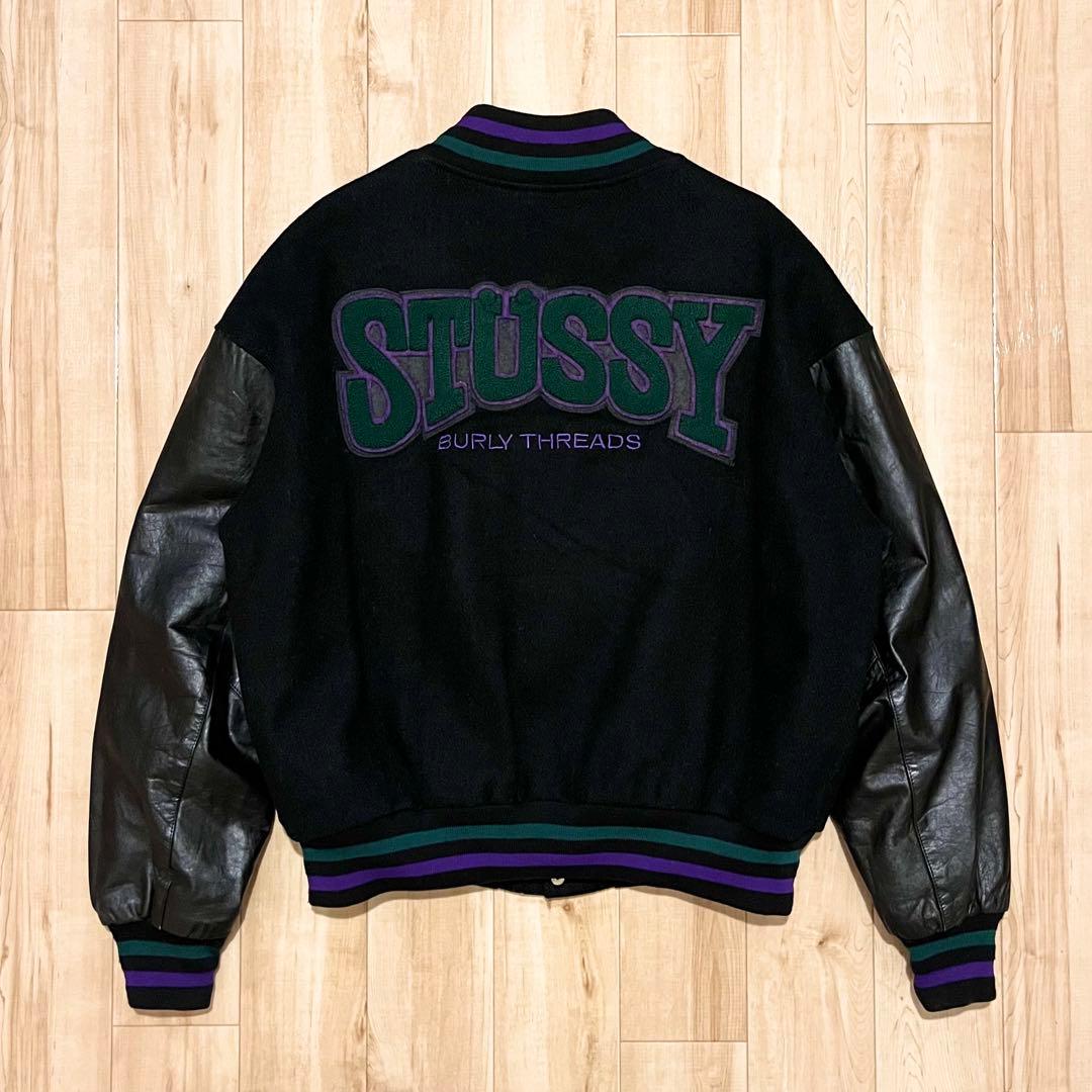 激レア！1980's OLD STUSSY “BURLY THREADS”JKT - メルカリ