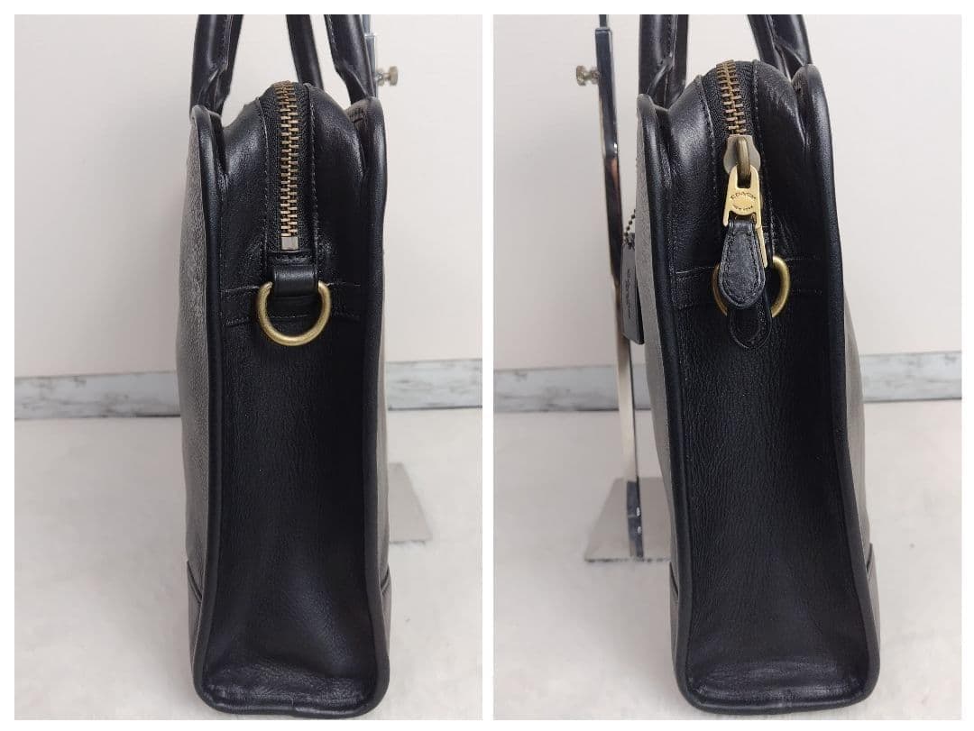 ✨美品✨COACH 近年モデル ブリーフケース本革2way ブラックF71639