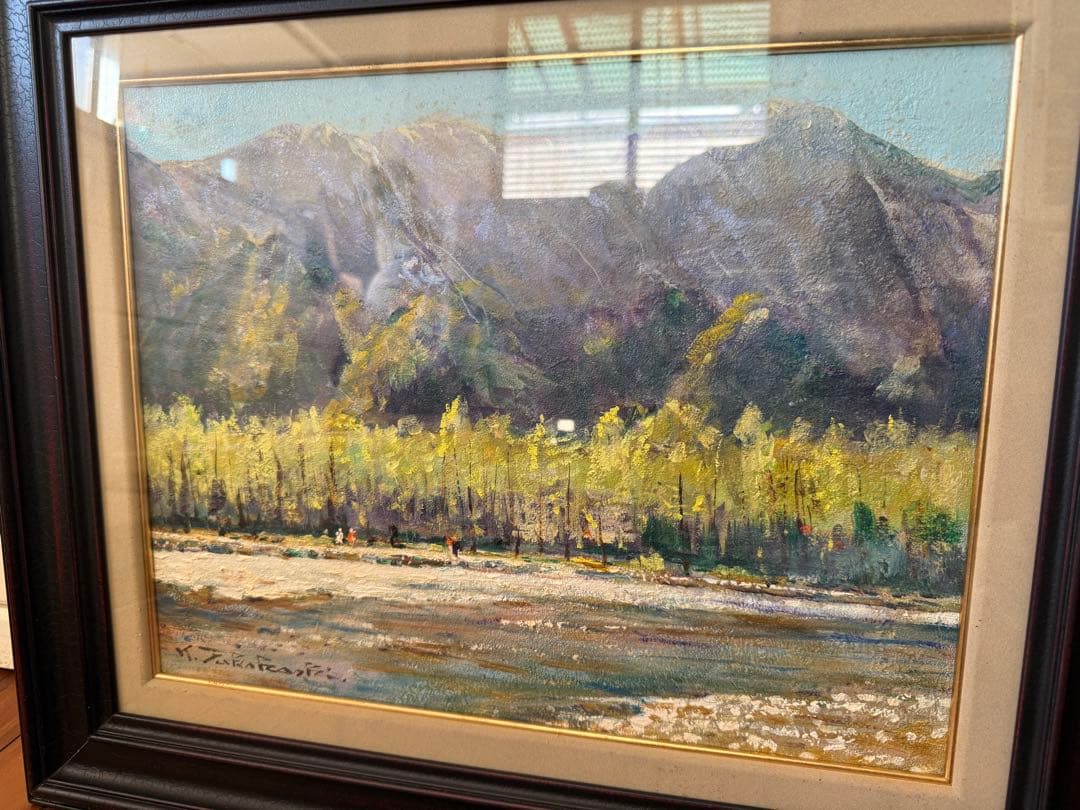 105.「安曇野」髙橋一善 油絵