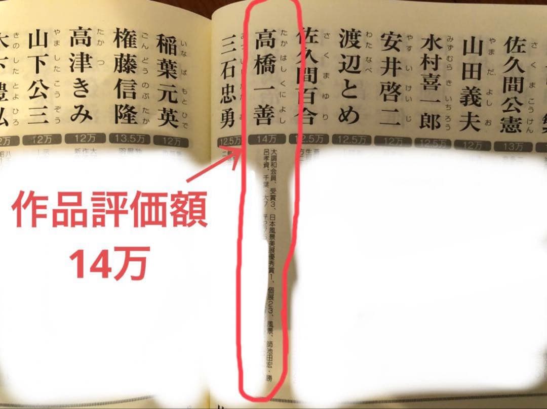 105.「安曇野」髙橋一善 油絵