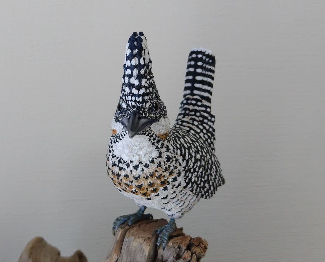 バードカービング”ヤマセミ”(山翡翠）40%スケール S.No.:B04711