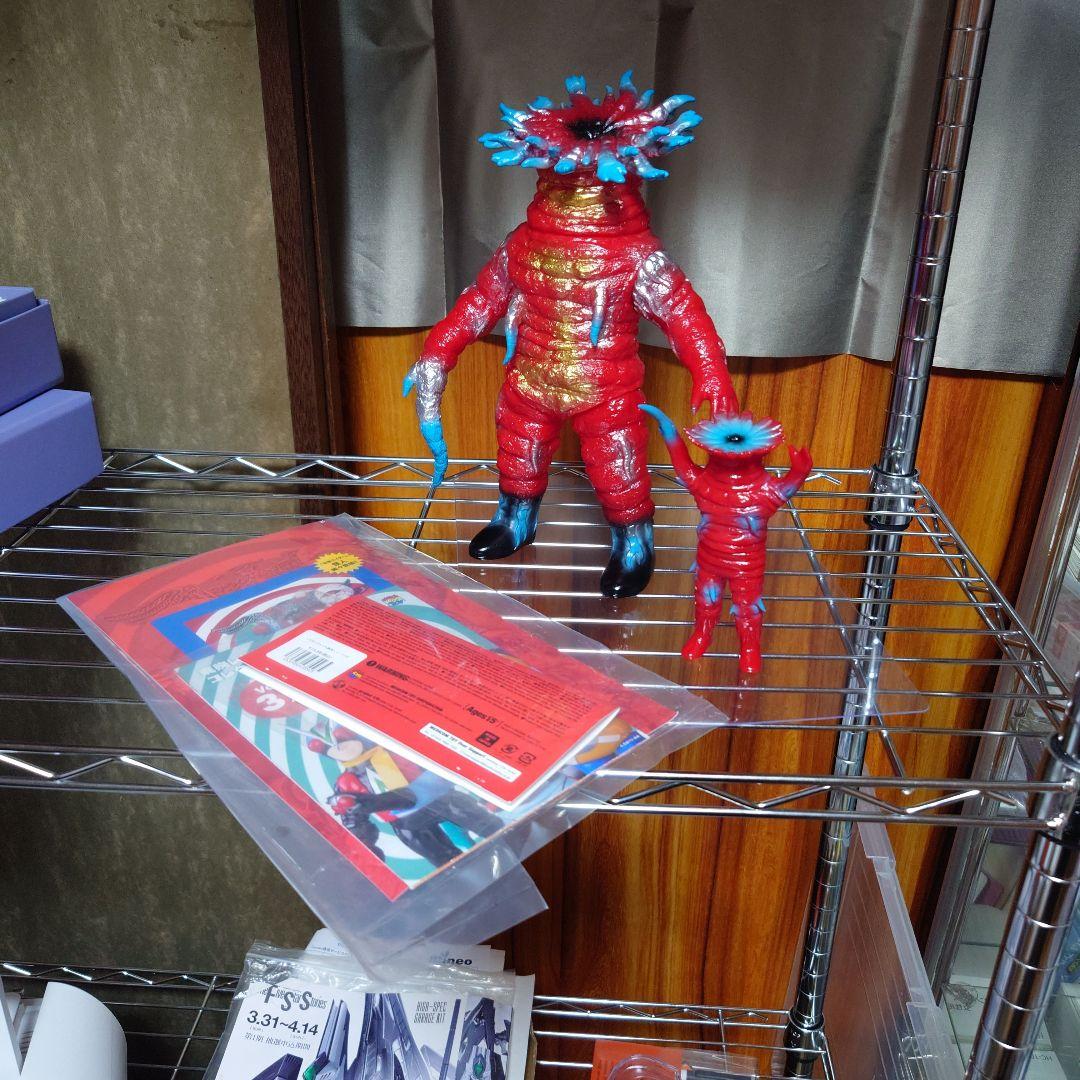 東映レトロソフビコレクション　イソギンチャク　新色＋ミニ　仮面ライダー