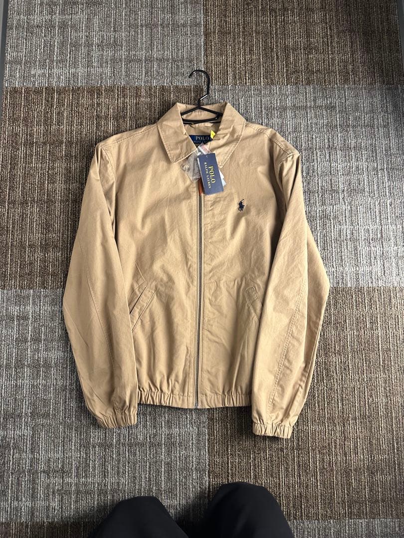 【新品タグ付】破格 ポロ ラルフローレン スイングトップ ベージュ Sサイズ