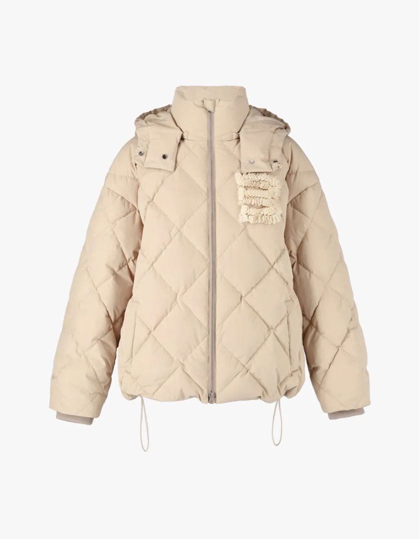 ジャケット・アウター BIBIY AVERY DOWN JACKET BEIGE
