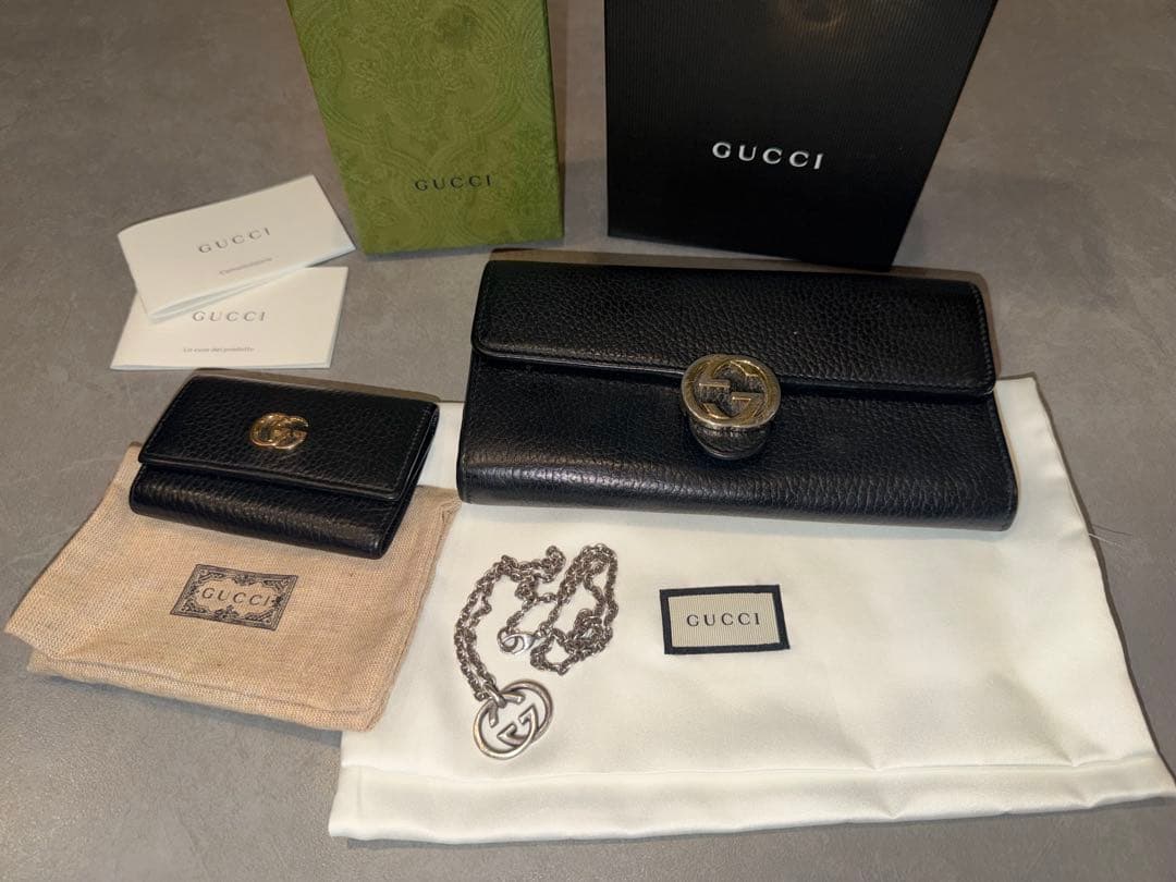 メンズ GUCCI財布 キーケース ネックレスまとめ売り