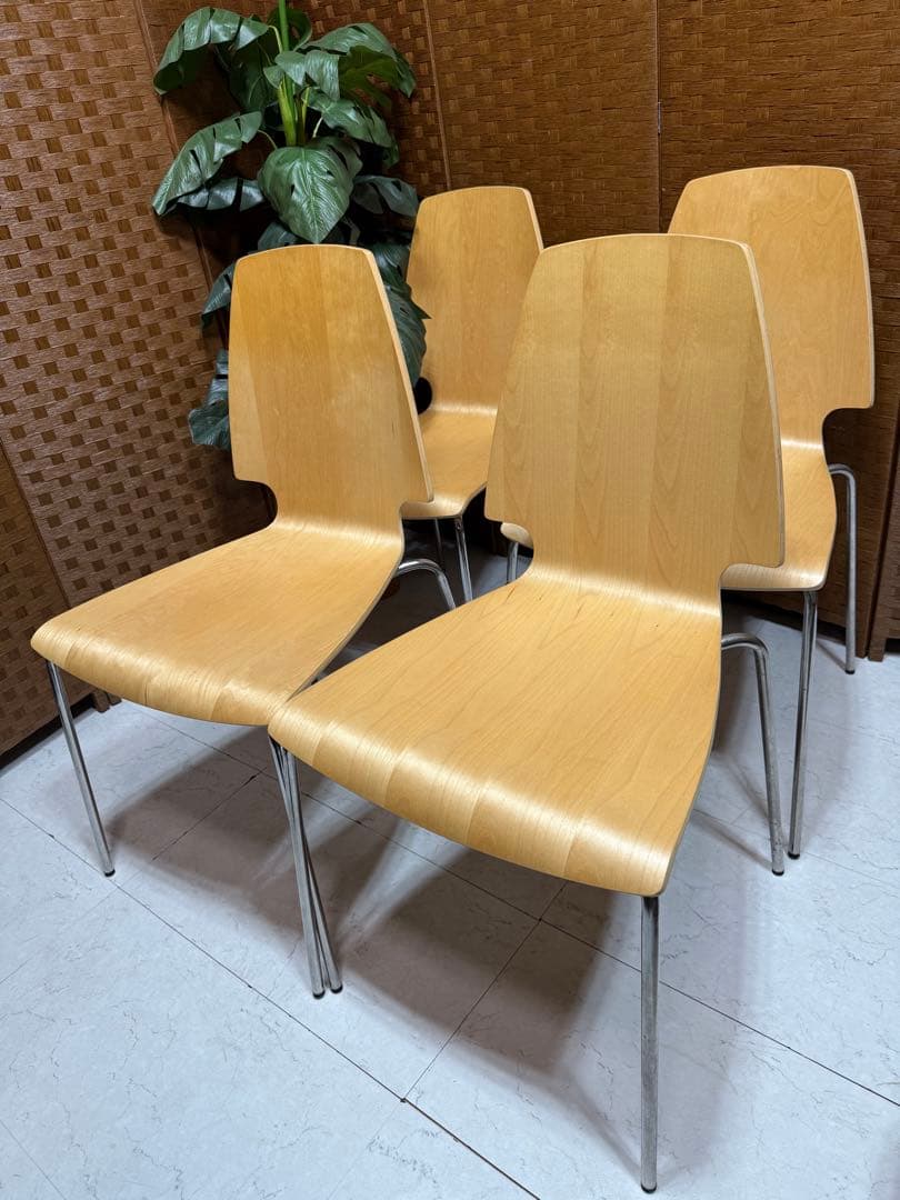 ⭐︎ CAR⭐︎ 定価約¥6,000/1脚　IKEA VILMAR 4脚