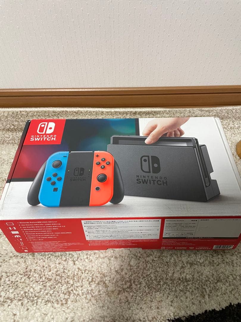 Nintendo Switch1 本体 箱付き ※青ジョイコン一部故障あり 61Jh8roACaL.jpg_BO30,255,255,