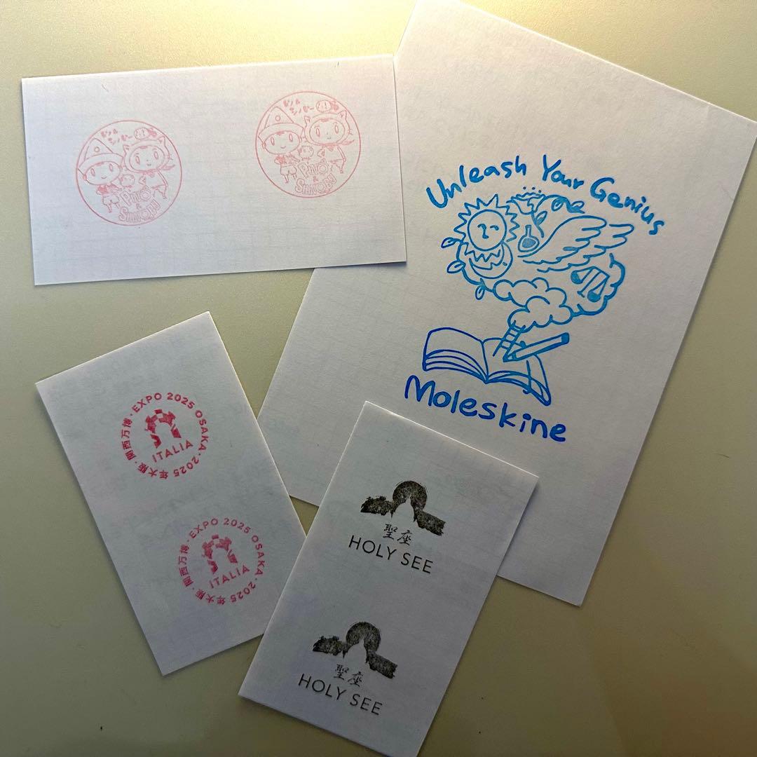 大阪 関西 万博 イタリア館 モレスキン 期間限定 4種 スタンプ - メルカリ